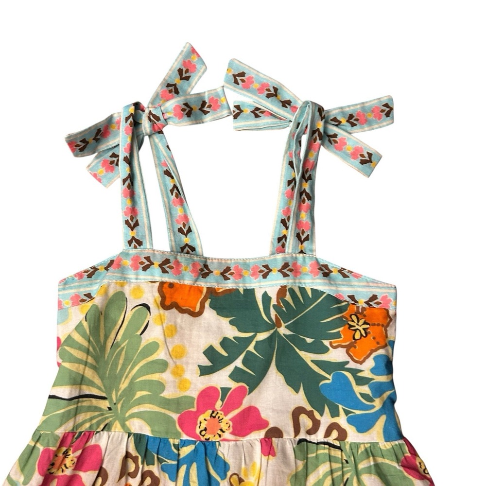 Beach Riot Girls Floral Maxi Dress in White, Green, Blue, Pink, Yellow, Orange - Picture 4 of 9